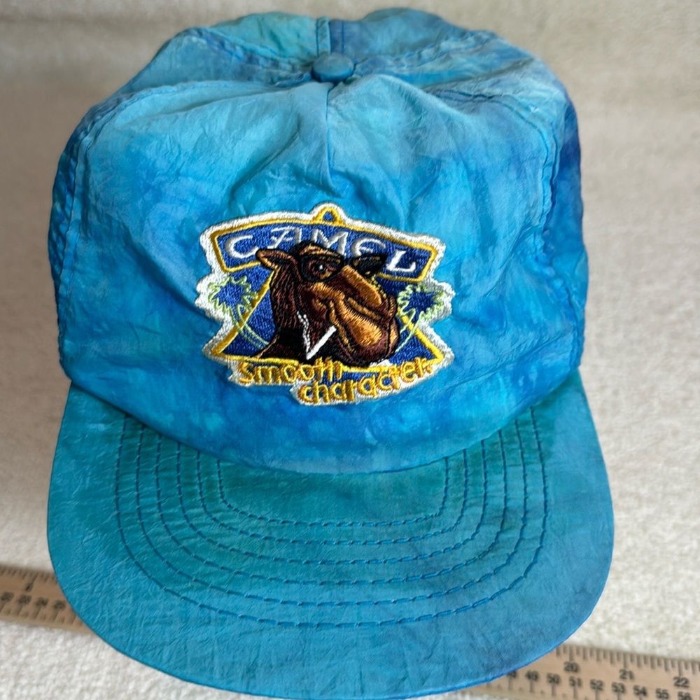 Blue Embroidered Hat